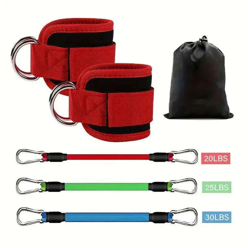 6-Piece Leg Resistance Band Set