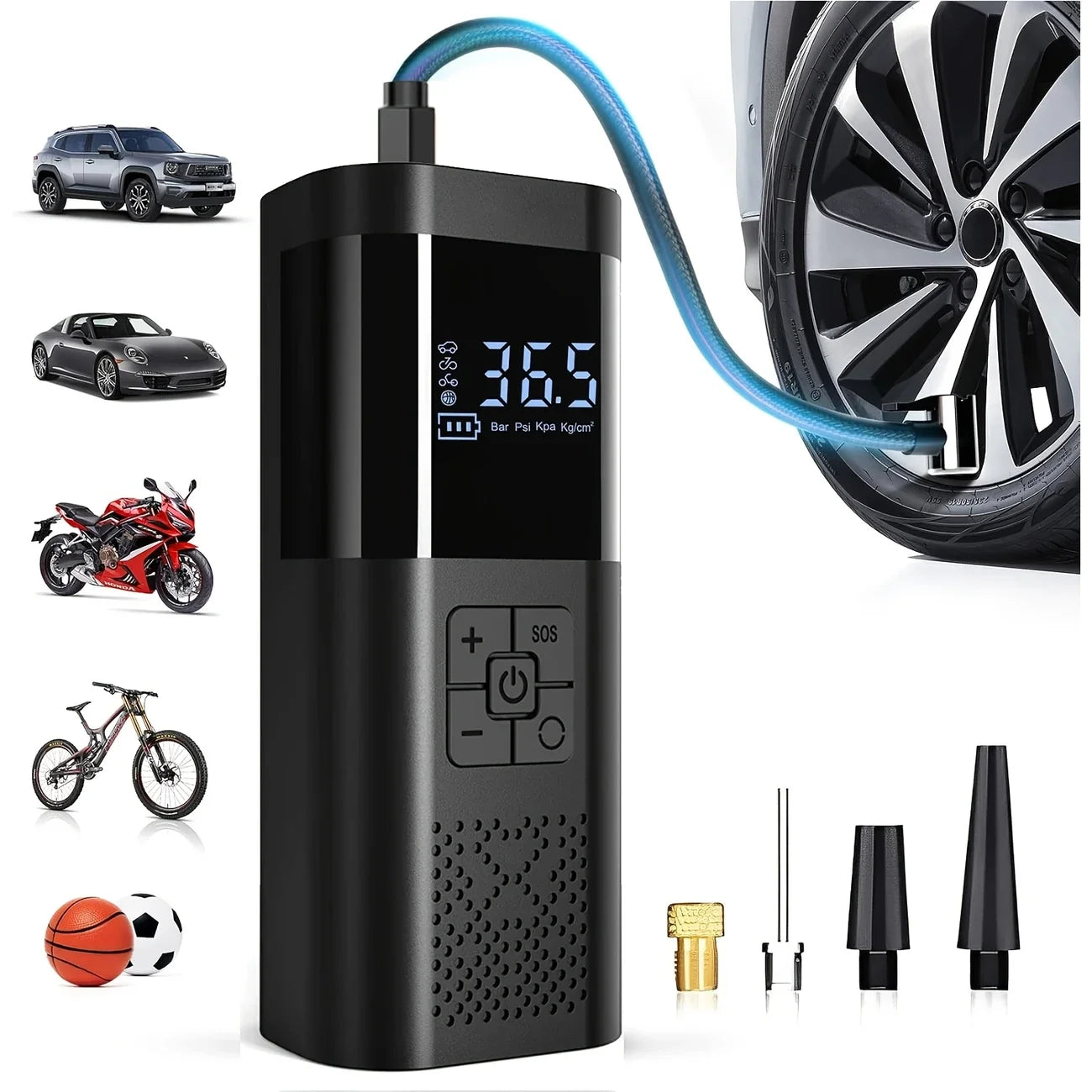 150PSI Cordless Tyre Inflator & Air Compressor