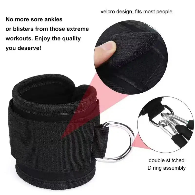 6-Piece Leg Resistance Band Set