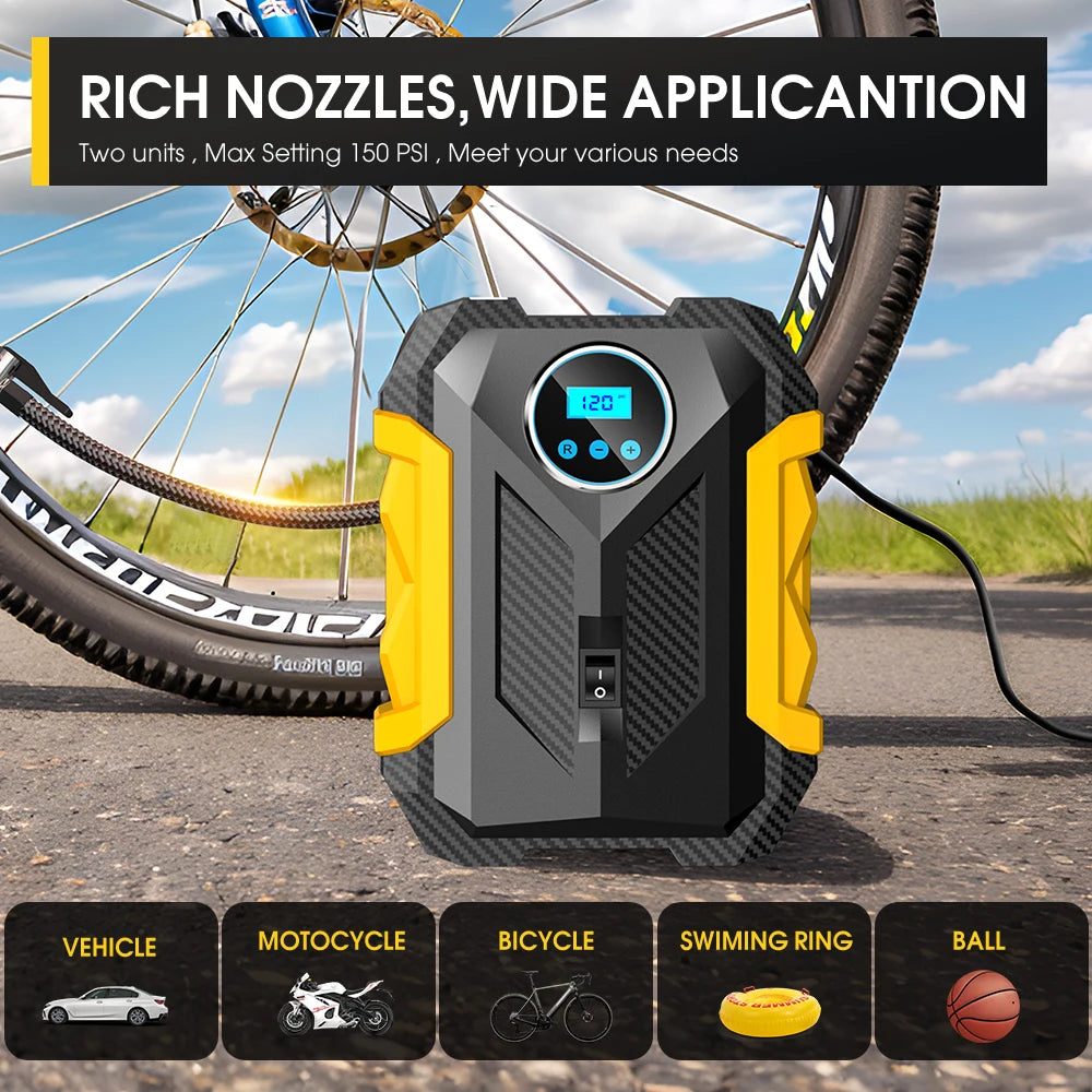 CARSUN 150PSI Digital Tyre Inflator