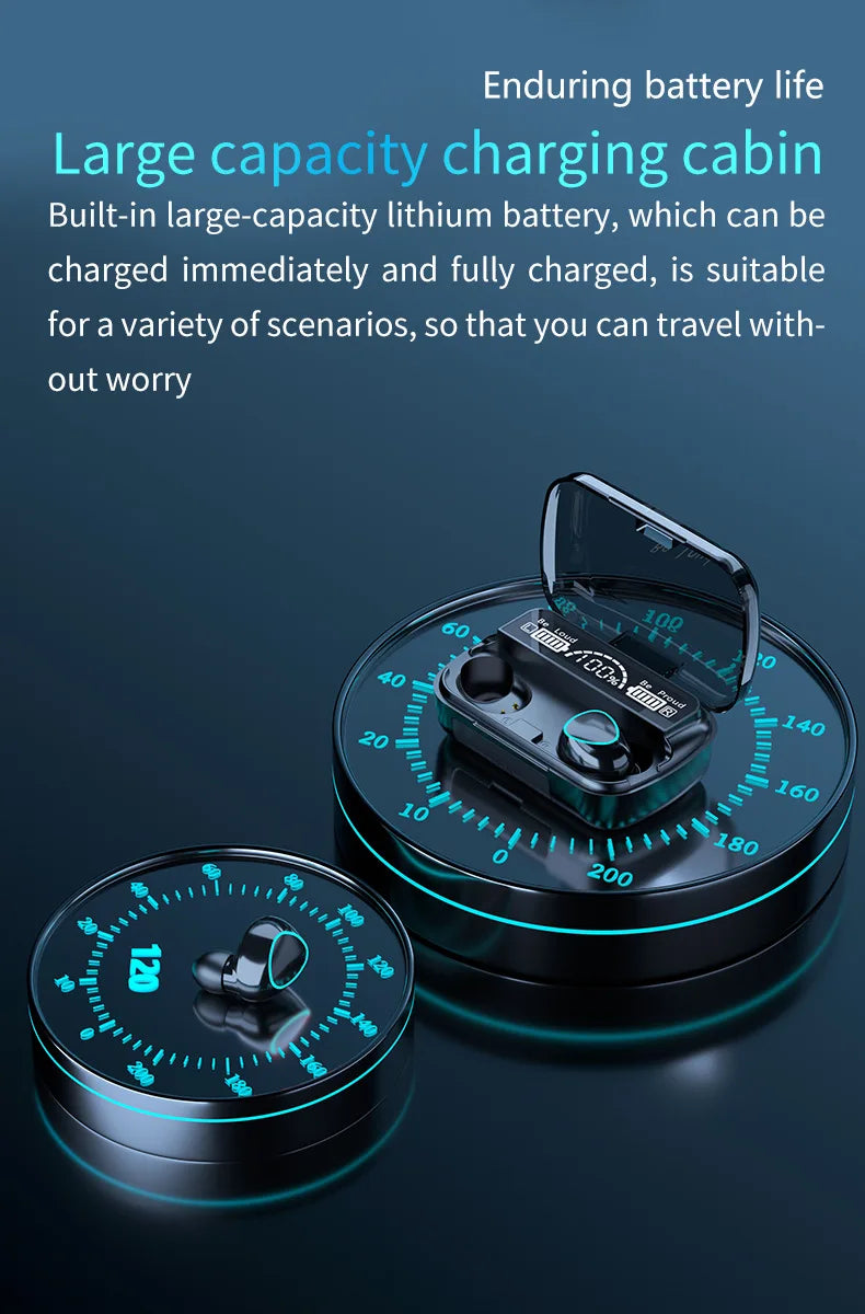 M10 Wireless Earbuds with Power Bank Case