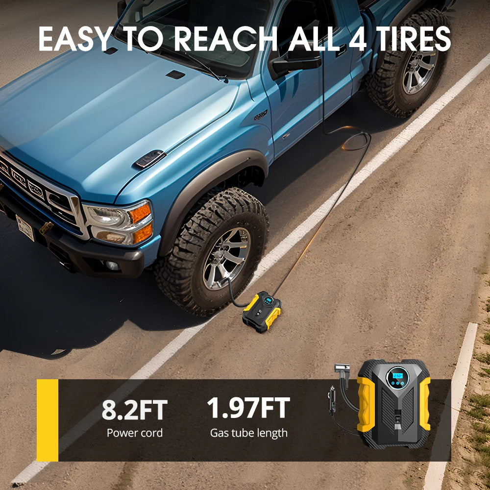CARSUN 150PSI Digital Tyre Inflator
