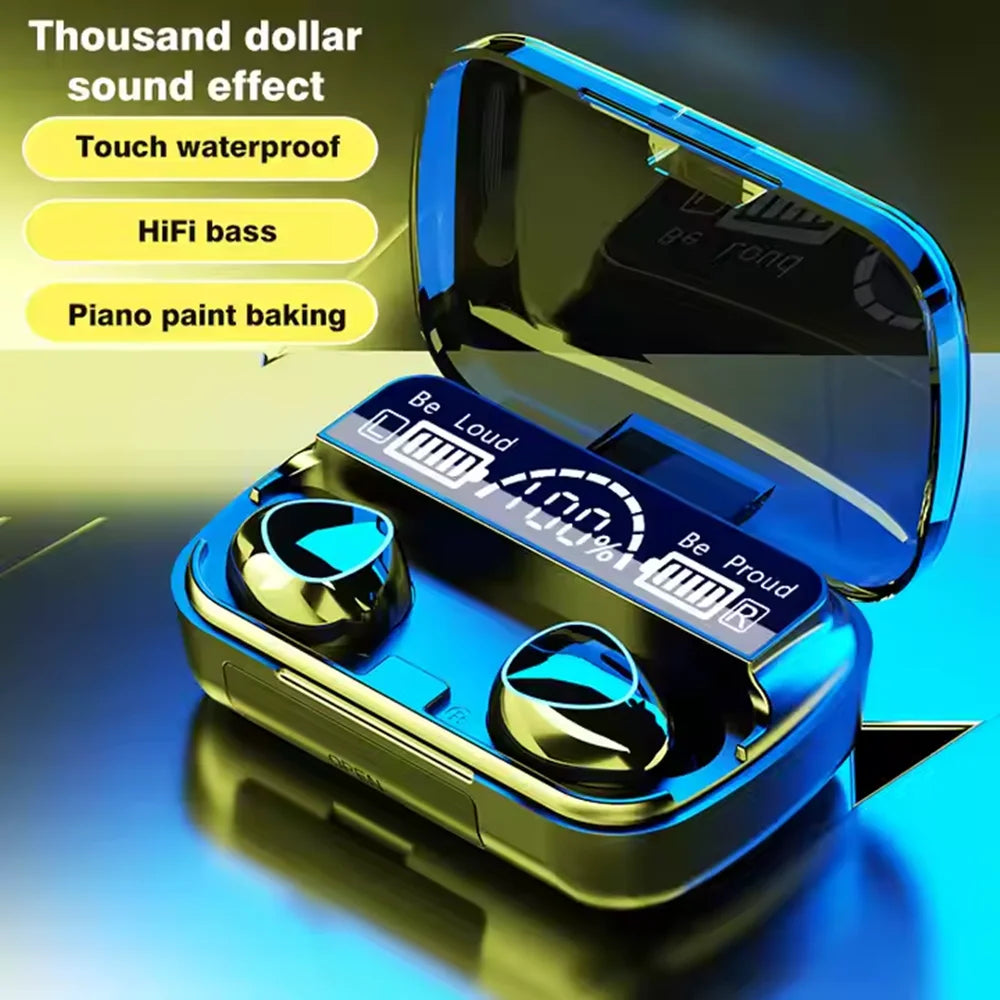 M10 Wireless Earbuds with Power Bank Case