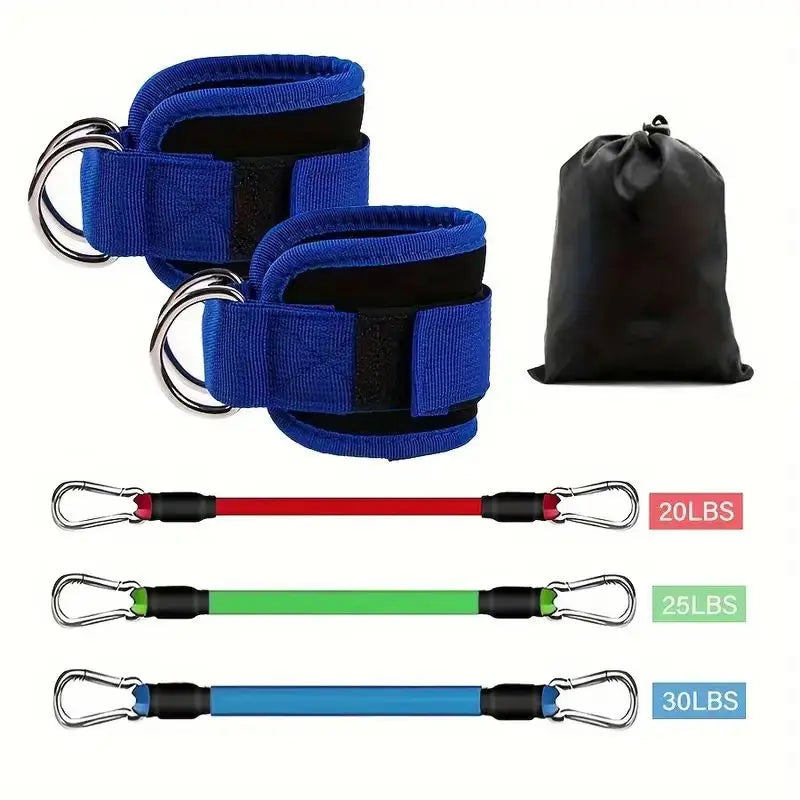 6-Piece Leg Resistance Band Set